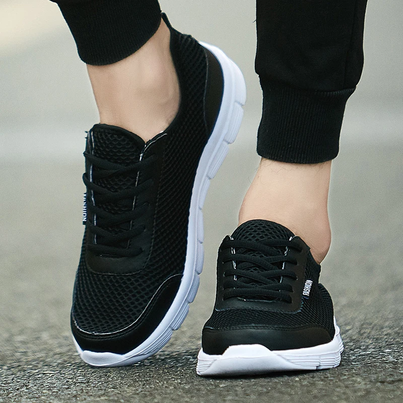 

Brand Men Sports Shoes Trendy Couple Sneakers Women Running Shoes Breathable Ultralight Jogging Shoe Mesh Sneaker For Lovers