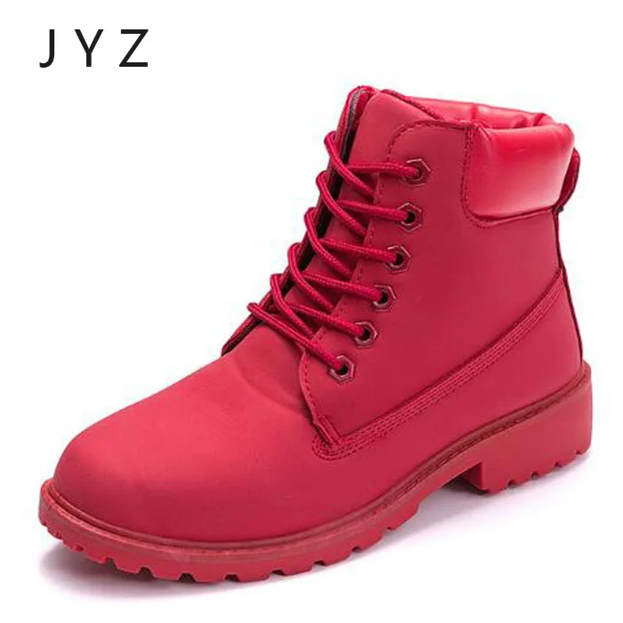 

2018 New Fashion Womens Ankle Boots Casual Lace Up Flats Shoes Lady Size 40 41 aa0920