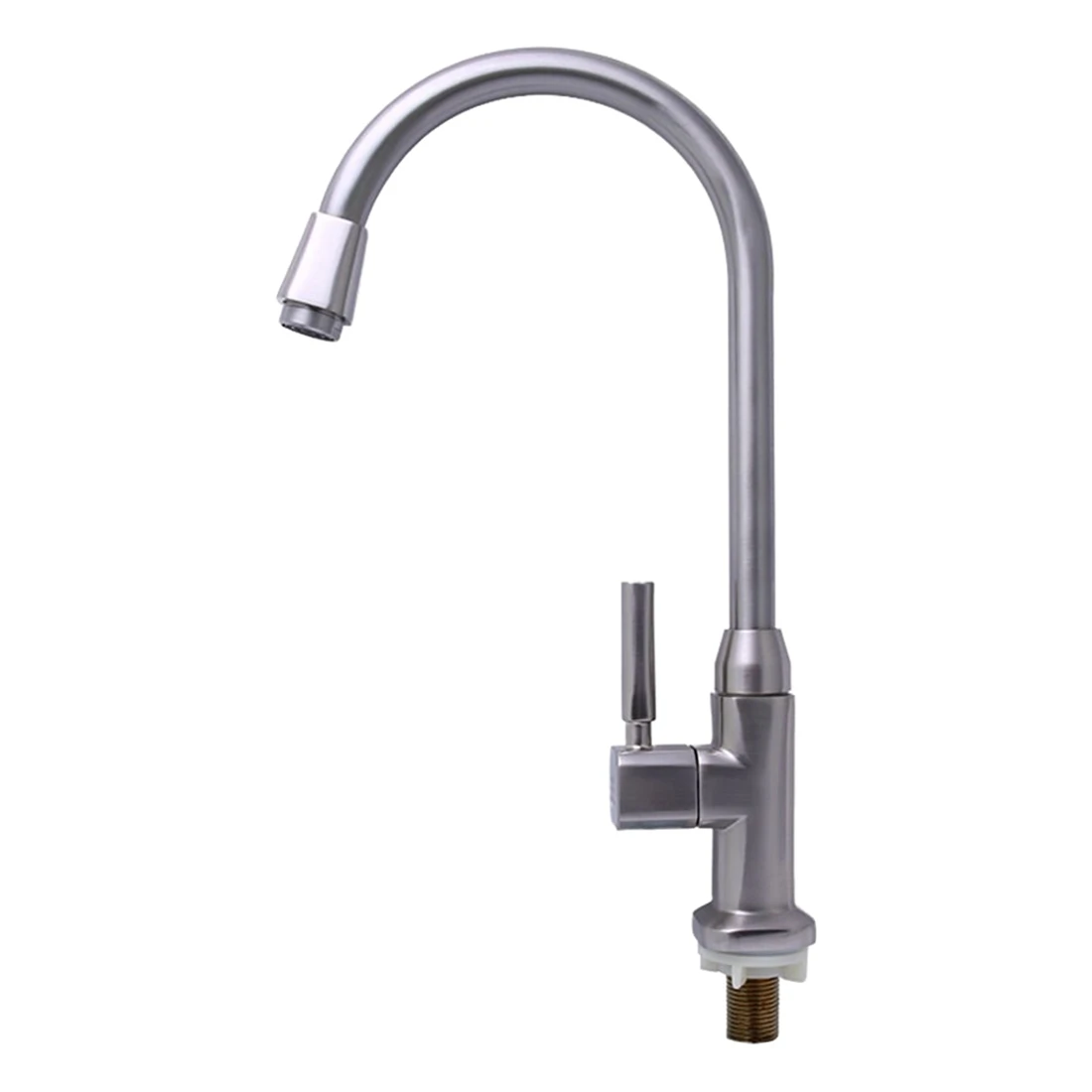 

Loop Cosmopolitan brushed metal tap cold water tap sink high spout