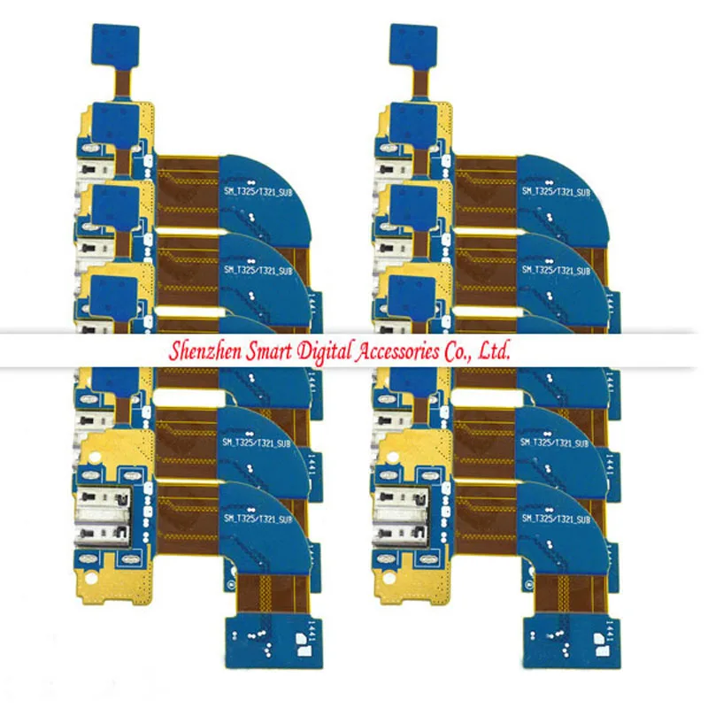 10 шт. зарядка через USB док Порты и разъёмы Схемы для T321 T325 sm-t321 sm-t325 Ремонт Часть |