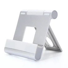 Universal Portable Phone Stand Holder Adjustable Aluminum Alloy Desk Mount Dock Bracket For iPad Pro Tablet / iPhone / Xiaomi