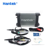 Hantek официальный 6022BE ноутбук USB цифровой осциллограф 2 канала 20 МГц Портативный Osciloscopio