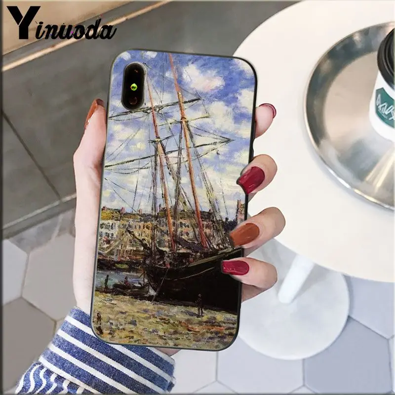 A7 Yinuoda Клода Мона импрессионизма художника чехол для телефона для Apple iPhone 8 7 6 6S Plus X XS MAX 5 5S SE XR Чехол для мобильного телефона s - Цвет: A7