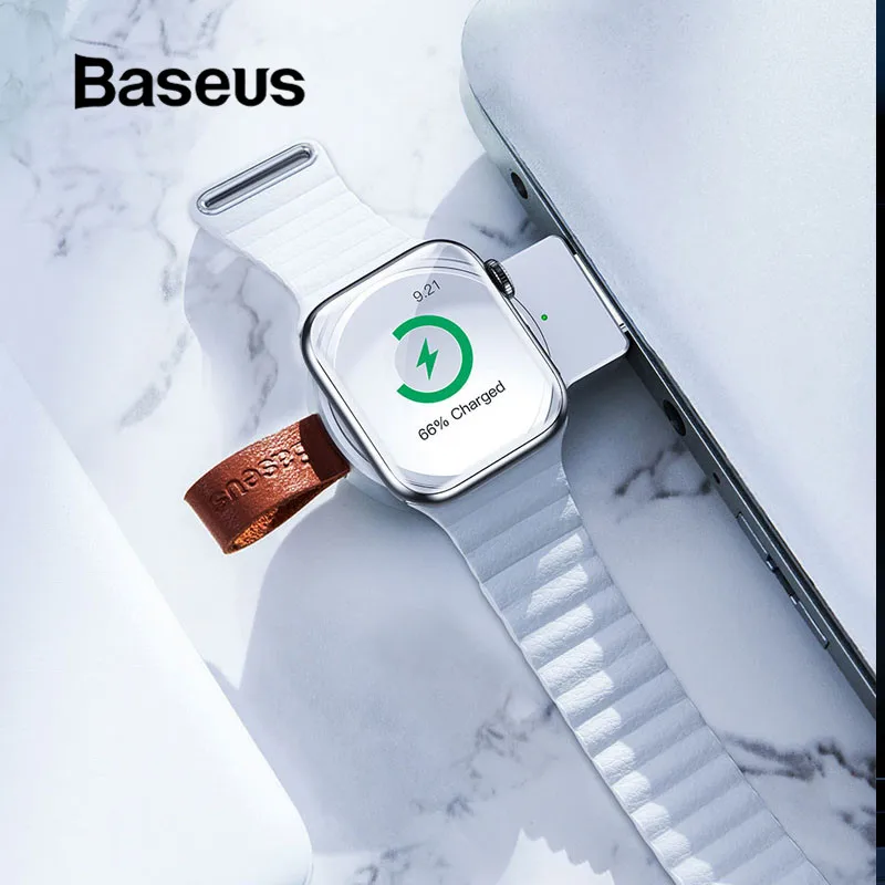 

Baseus Portable Mini Wireless Charger for Apple Watch 1 2 3 4 Fast Charge External Battery Pack for Apple Watch Wireless Charger