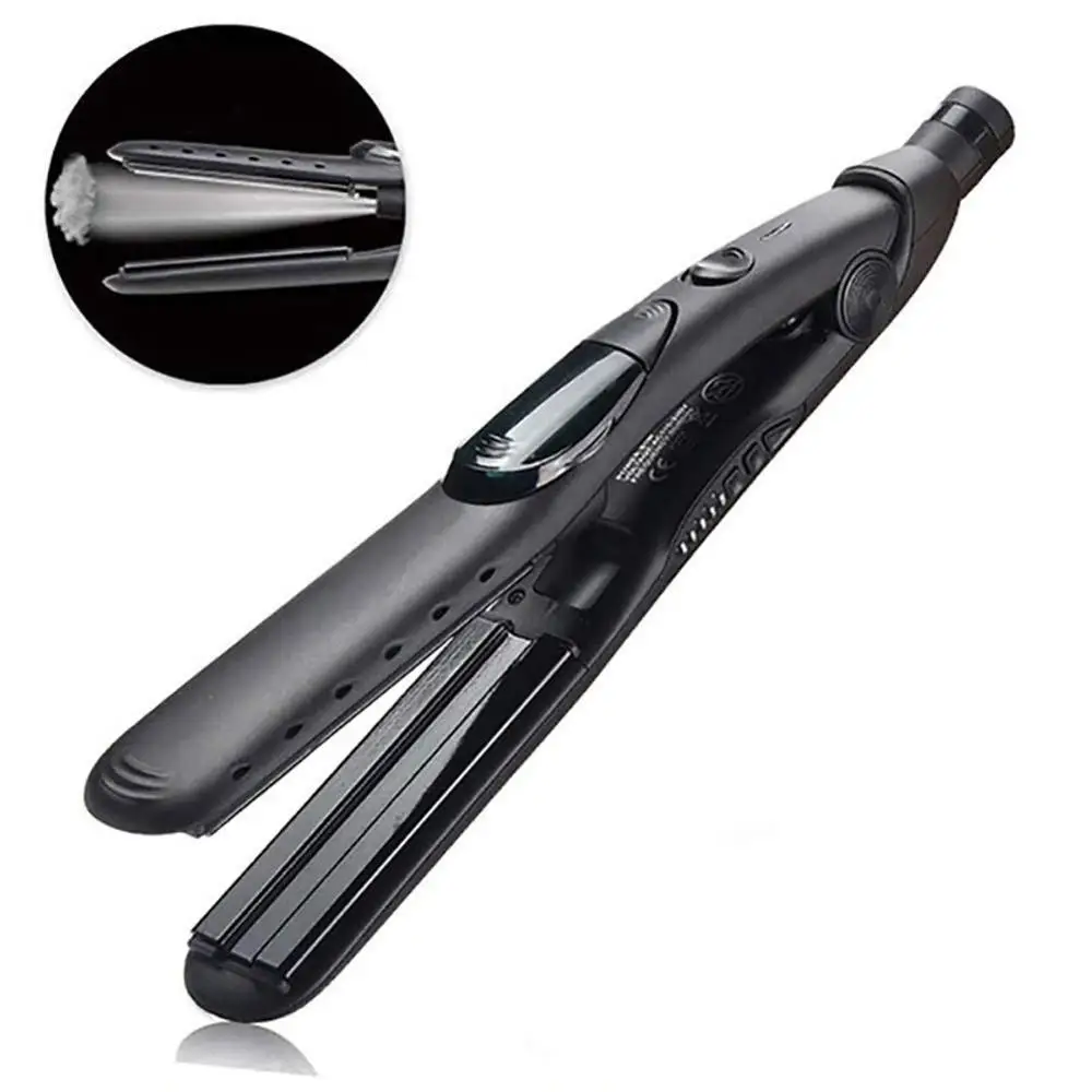 

Professional Steam Hair Straightener Ceramic Vapor Hair Flat Iron Seam Hair Straightening Iron Curler Steamer Hair Styling Tool