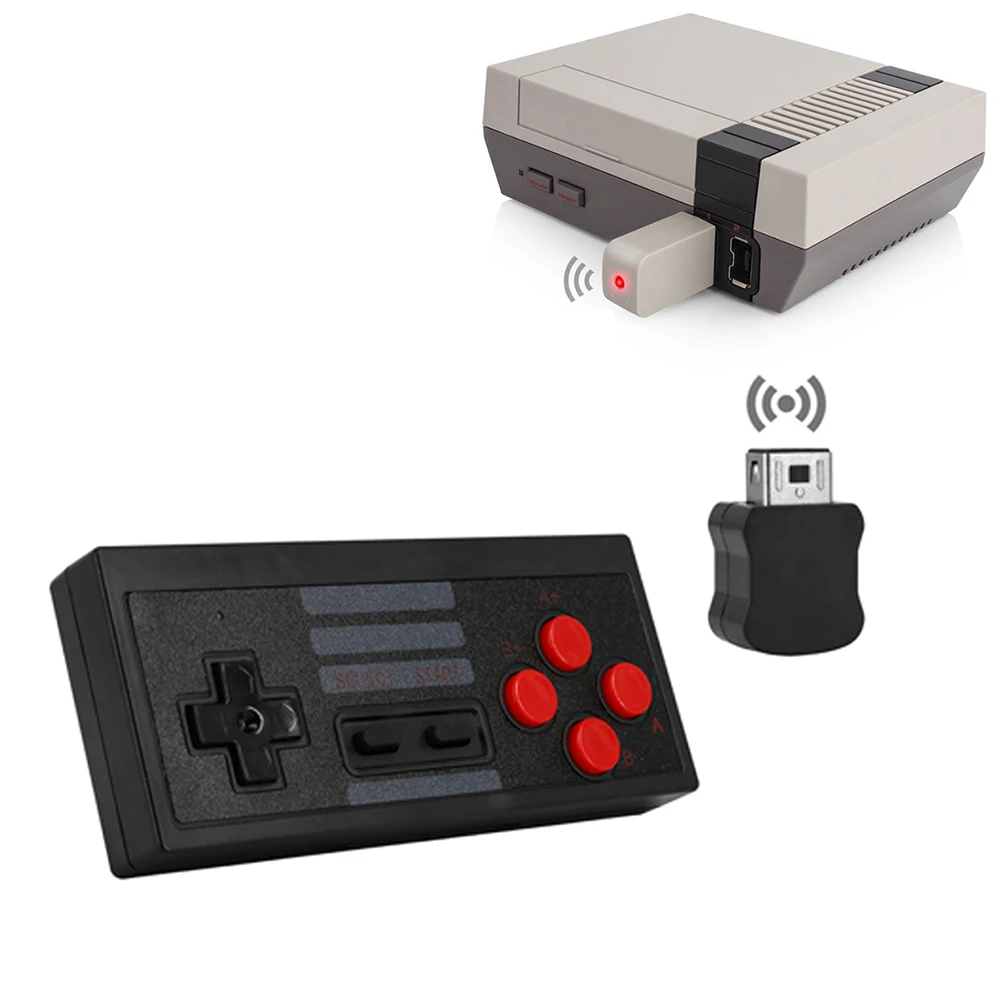 YTTL беспроводной контроллер для классический мини, NES Edition геймпад и ПК/USB кнопочный контроллер с беспроводной приемник не NES