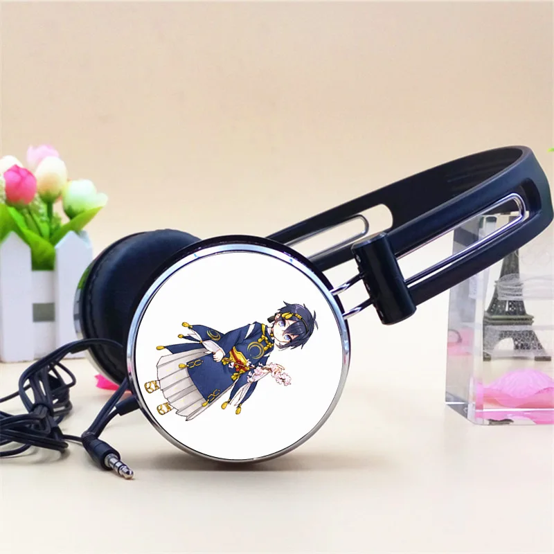 Custom Touken Ranbu Online Mikazuki Munechika Nakigitsune Anime Headphone Adjustable Headphones Gaming Headset Stereo Headphones - Цвет: 6