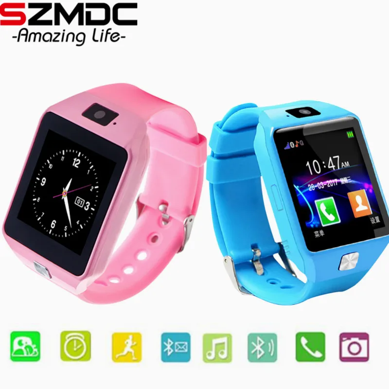 

SZMDC Smart Watch DZ09 Support SIM TF Cards For Android IOS Phone Children Camera Women Bluetooth Watch With Retail Box Russia