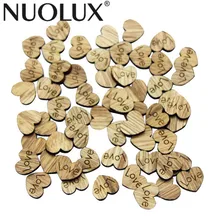 Упаковка 100 шт. деревянный любовь он Книги по искусству Форма Свадебные украшения для свадеб бляшек Книги по искусству Ремесло Украшение Вышивание украшения Пуговицы