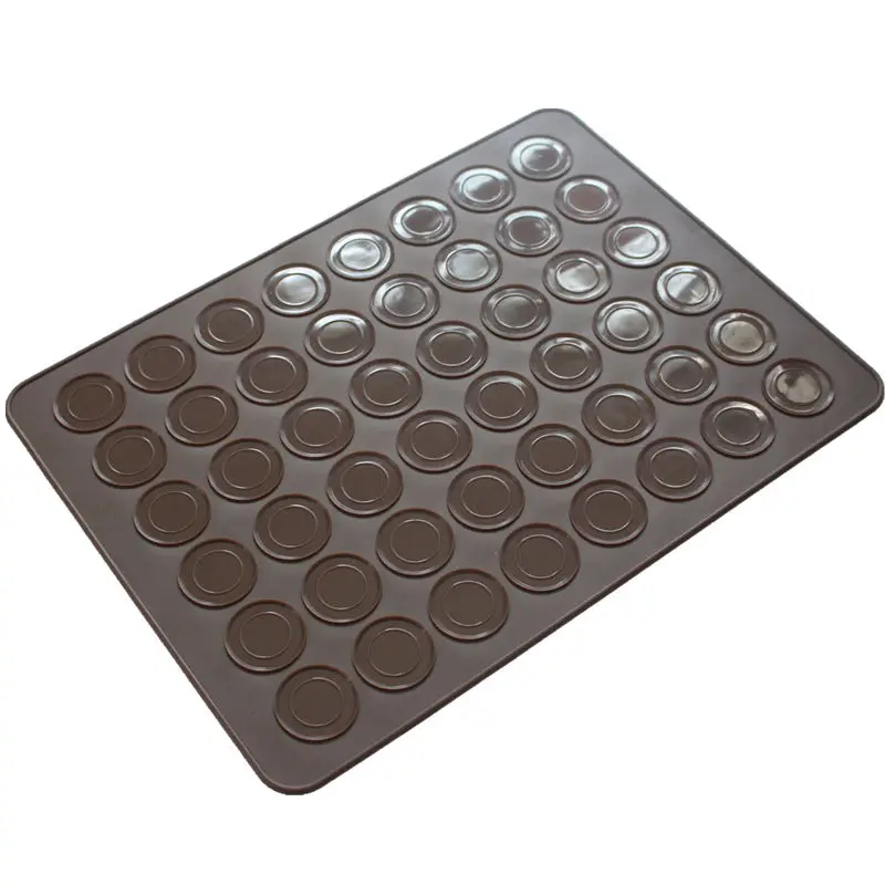 48 Cavities Cookie Baking Sheet Pastry Biscuit Molds Silicon Bakeware