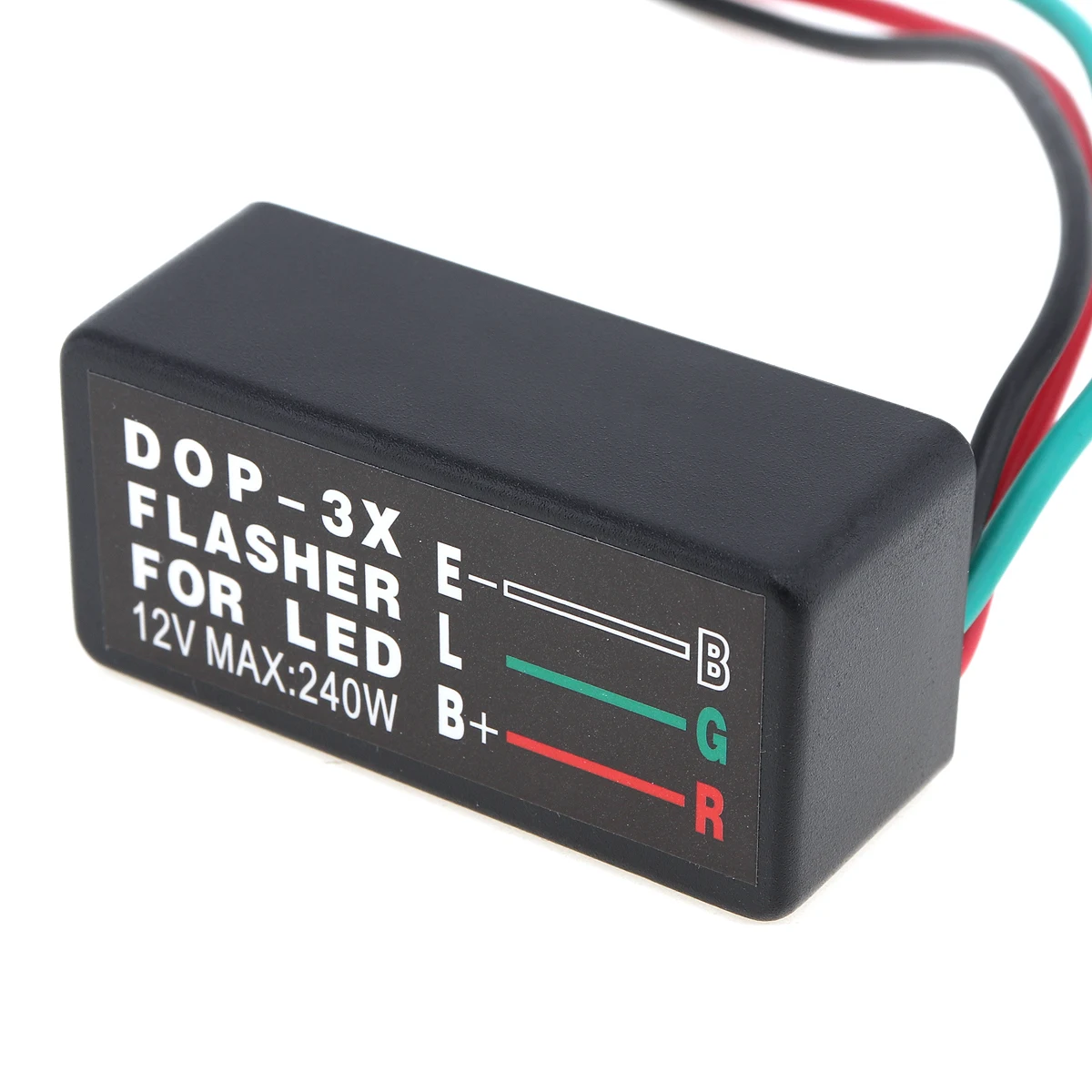 DOP-3X Водонепроницаемый светодиодный светильник сигнала поворота мигалка Реле Контроллер вспышки мигалка модуль для автомобиля/мотоцикла/ATV