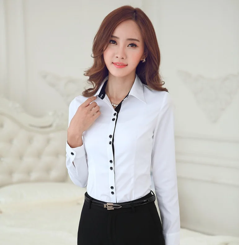 Popular Ladies Uniform Blouses-Buy Cheap Ladies Uniform
