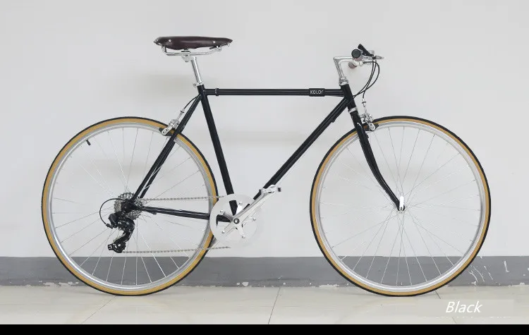 Ретро дорожный велосипед из алюминиевого сплава рама SHIMAN0 7 скоростей 700CC городской Спорт Bicicleta классический велосипед