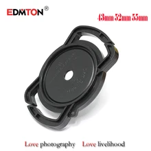 Camera Lens Cap keeper 43mm 52mm 55mm Universal Lens Cap Camera Buckle Lens Cap Holder Keeper Free shipping