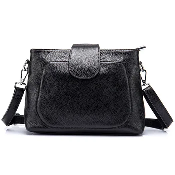 

NEW Fashion WoMen Handbags 100% Genuine Leather Shoulder Bag For FeMen Cowskin Shoulder Bags Ladies Party Package