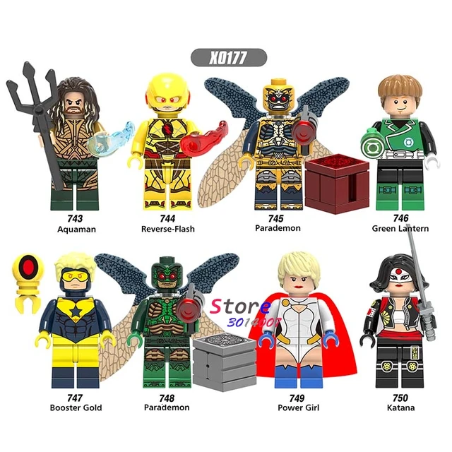 single super hero dc comics reverse flash power girl parademon