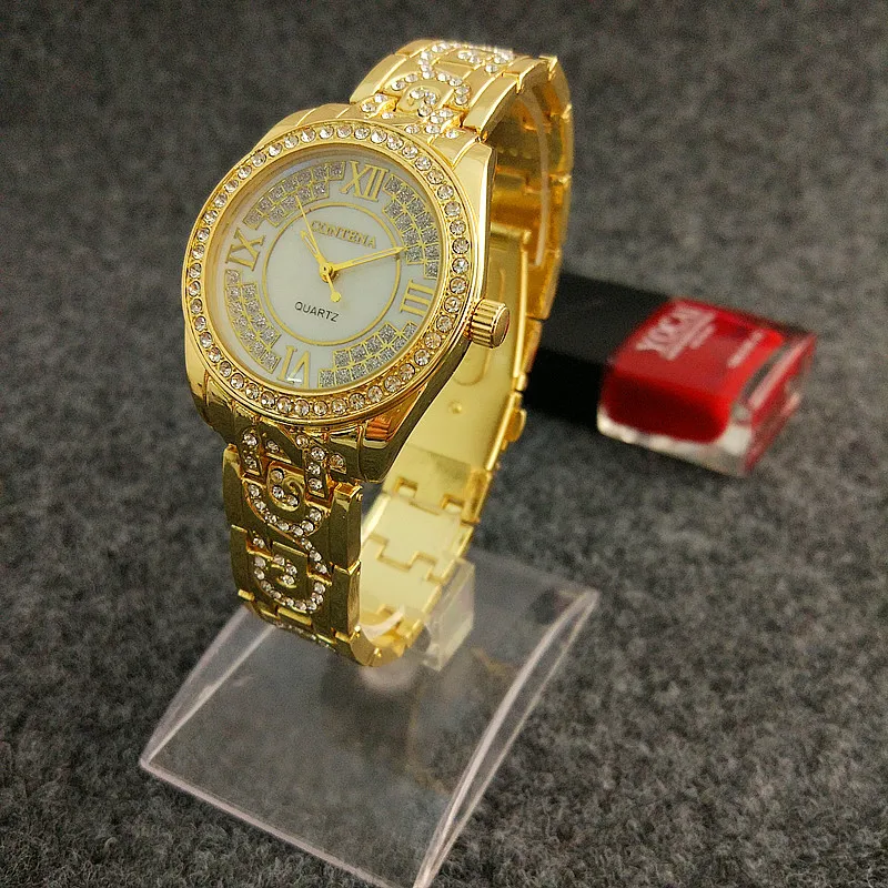 Japan movement Fashion Luxury Watch Ladies Diamond Quartz watch famous