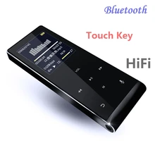 Touch Screen Metal HIFI Bluetooth MP3 Player Lossless Music Player Built-in Speaker 8GB Support TF Card FM Radio Voice Recording