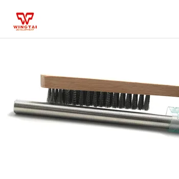 

0.04mm standard High elastic Steel wire brush L230mm for Wire rod cleaning