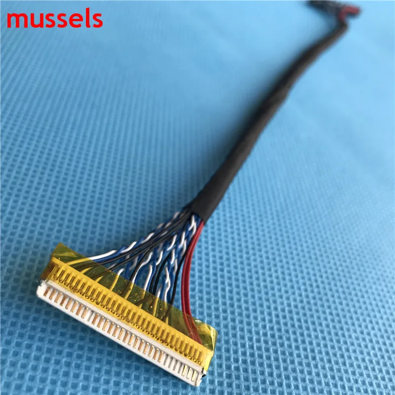 

For LCD Controller Panel Double 8 bits Interface Wire FIX-D8 30pin LVDS Cable Free Shipping 3pieces / lot