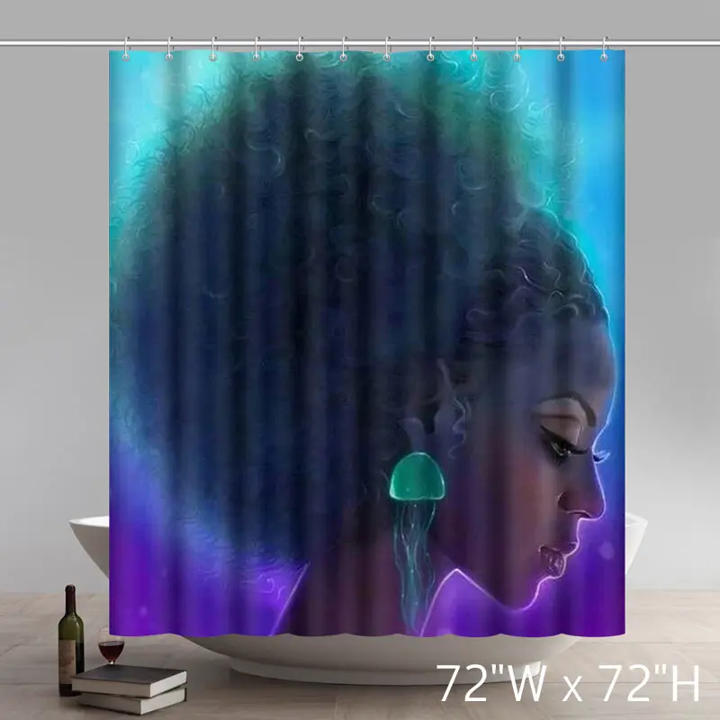 Персонализированная Afrocentric Liberty Art Afros превращающаяся в цветочные Галактики