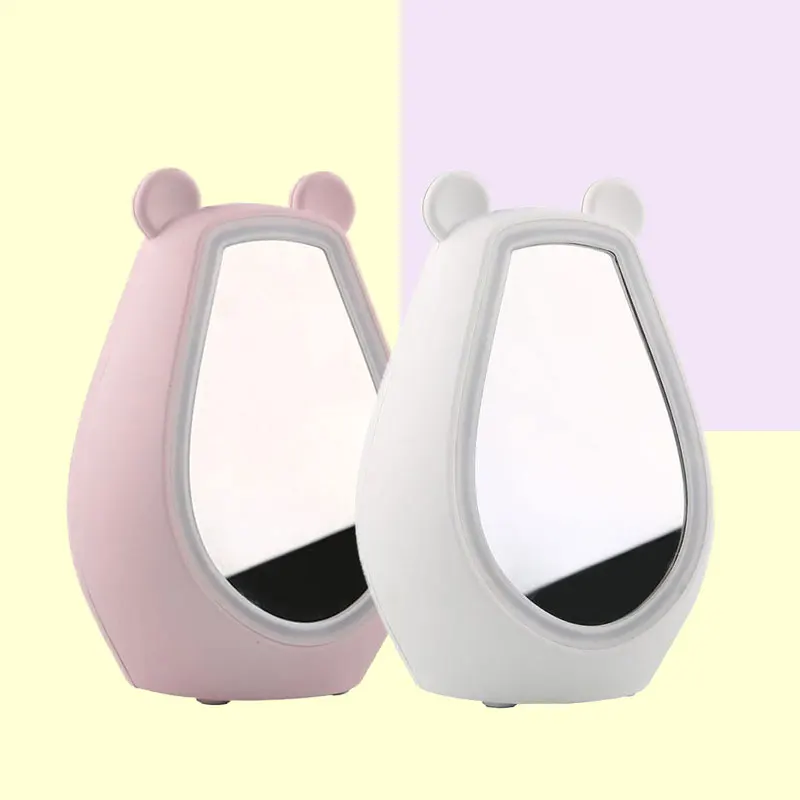 

Mirror LED Alarm Clock Bluetooth Stereo Speaker Fill Light Night Light