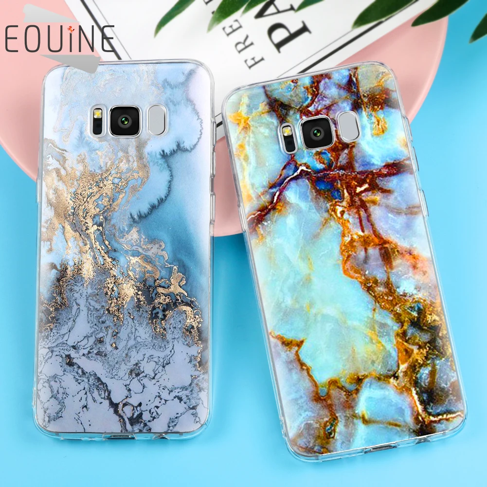 Marble Image Coque Case For Samsung Galaxy S5 S6 S7 Edge