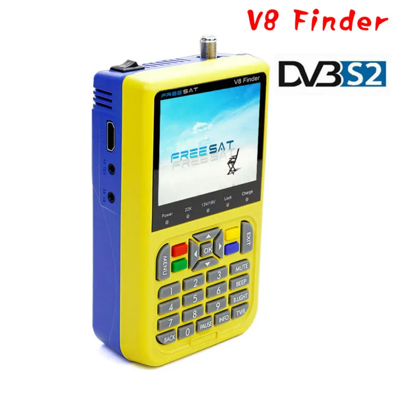 Original Freesat V8 Finder HD DVB S2 High Definition 3.5 inch LCD