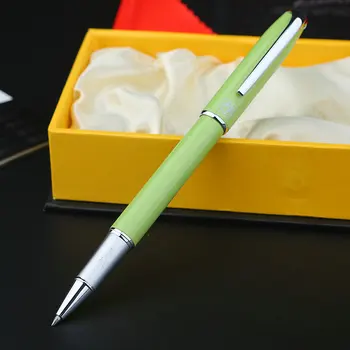 

Picasso 916 Rollerball Pen Lacquered green and silver Stationery School&Office Writing Pen Free Shipping