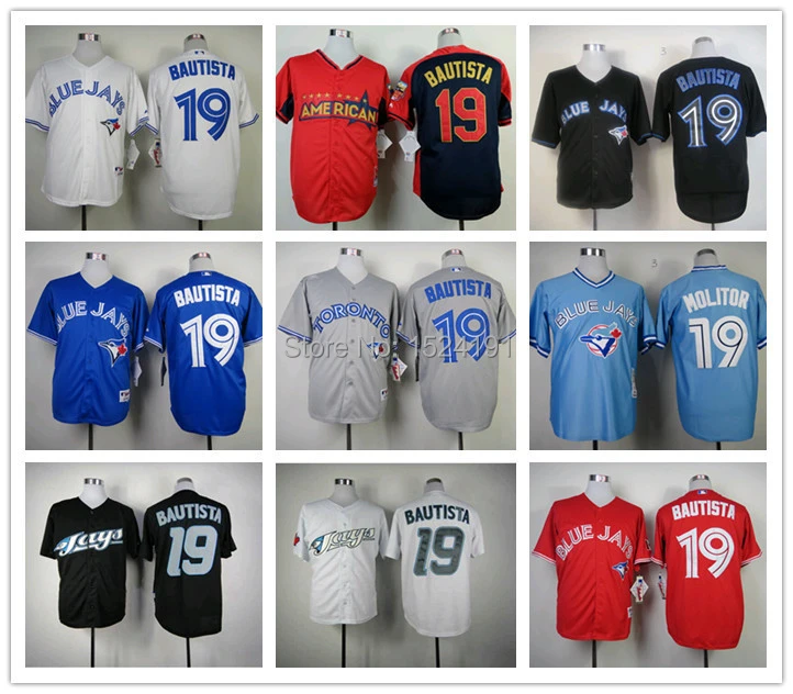 Black and white blue jays jersey Clearance