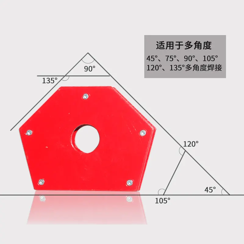 Электросварка железа поглощающий прямоугольный магнит с косым углом и многоугольным высоким магнетизмом поглощающий железо