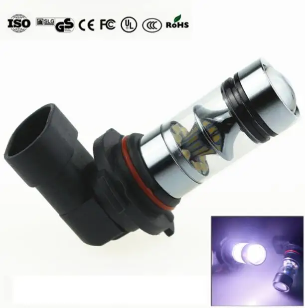 

2X H3 Led Bulb Ultra Bright led H11 HB3 HB4 9005 9006 H9 H8 LED Car Foglamp Fog Light 1500LM White car light source