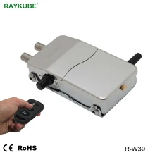Raykubeインテリジェント見えないドアロックワイヤレス電子ロックとremotlyキー用の開口ホームセキュリティR W39