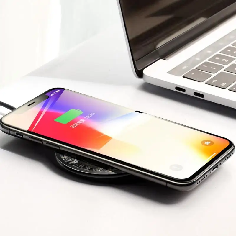 Baseus 10W Qi Wireless Charger for iPhone X/XS Max XR 8 8 Plus Visible Fast Wireless Charging pad for Samsung S8 S9/S9+ Note 9 8