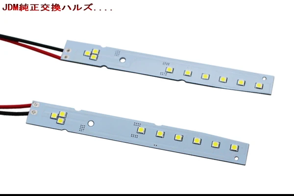 IJDM 9SMD LED-светильник в форме бровей модули для 2008-2010 BMW E60 LCI 5 серии 528i 535i 550i M5, HID соответствия ксеноновые Белый