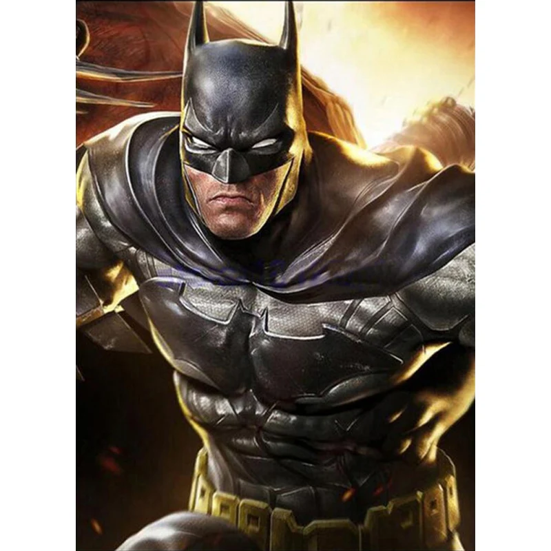 

5D Diy Diamond painting Full Square diamond embroidery Cartoon Batman Movie cross stitch Rhinestone Mosaic wall sticker BK-4887
