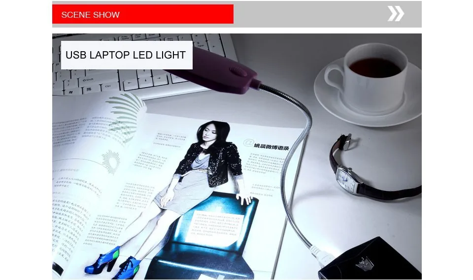 Мини USB Ночной светильник лампа для чтения 28 светодиодный s Гибкая светодиодная USB лампа для ноутбука ноутбук кабельный адаптор защита зрения