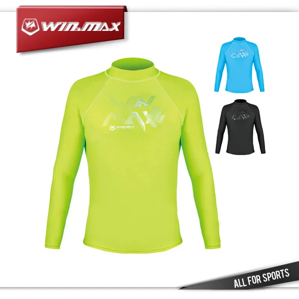 

Winmax UV50+ Protection Long Sleeves Diving Suit Shirt \ Lycra Rash Guard Surf Shirt for man