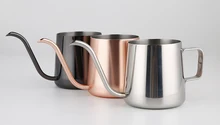 Fei 1 stücke 2016 neue ankunft 3 farben Tropfen Kaffee Wasserkocher topf edelstahl schwanenhals auslauf Wasserkocher für Barista Hängen Ohr kaffee
