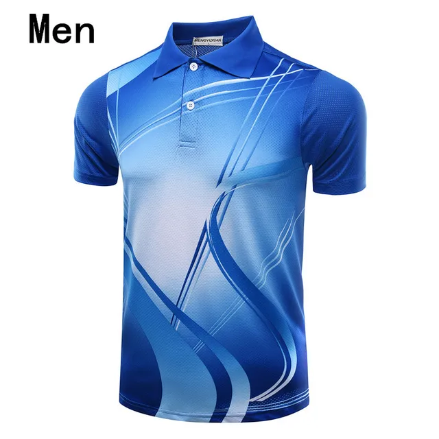 2018 Male female Table Tennis Jerseys , Polyester Turn down collar ...