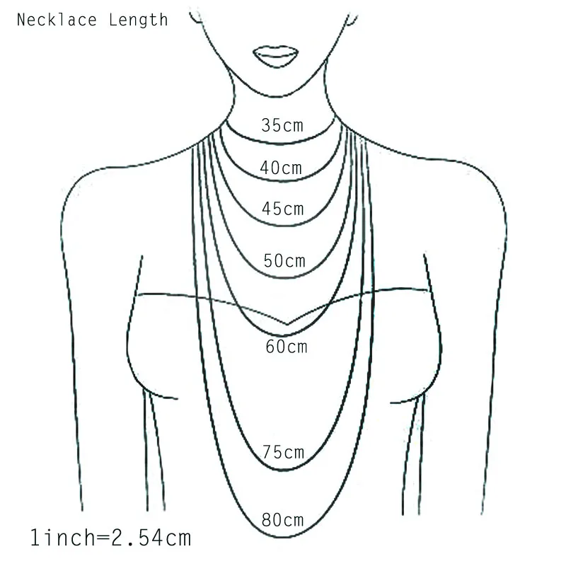 Necklace Length Chart