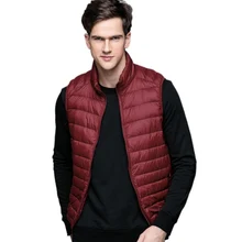 2016 frühling Herbst Winter Mann Ente Daunenweste Ultra Licht Jacken Männer Mode Oberbekleidung Mantel
