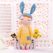 13 zoll Plüsch Süße Nette Reizende Angefüllte Bonecas Baby Kinder Spielzeug für Mädchen Geburtstag Weihnachten Geschenk Angela Kaninchen Mädchen Metoo puppe(China)