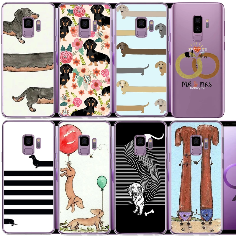 

dachshund doxie flower dog puppy cell silicone TPU phone Cover case For Samsung 2016 2017 A3 A5 A6 A7 A8 J3 J5 J7