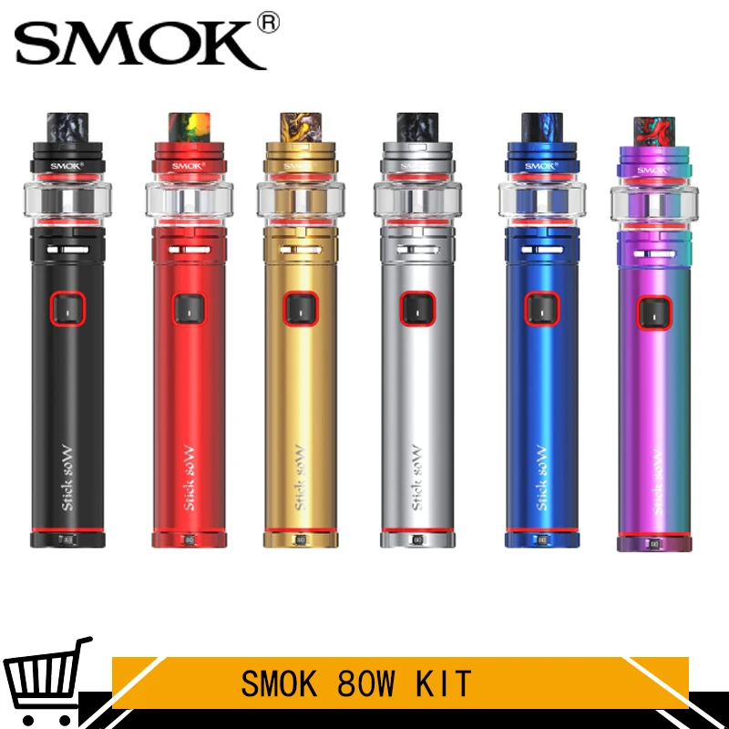 Оригинальный набор Smok STICK 80 Вт вейп аккумулятор 2800 мАч бак 6 мл TF катушка 0 15 Ом