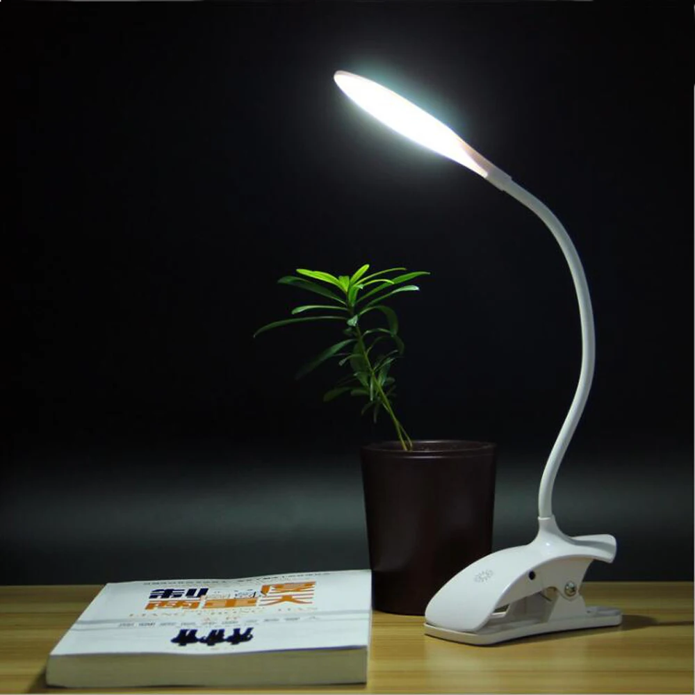 Lâmpada de Mesa Nível de Escurecimento Proteção para os Olhos Candeeiros de Mesa Luz de Leitura em Casa Levou Clipe Dimmer Toque Interruptor Led Deco Mangueira Flexível 3 11 de Escurecimento Dimmer Toque Interruptor Led Proteção