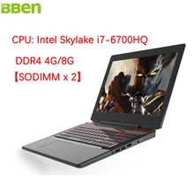 BBen 15.6 inch Intel Laptop Gaming Computer Intel i7 CPU Quad Core Windows 10 Backlit Keyboard 1920*1080 WiFi BT USB3.0 USB2.0