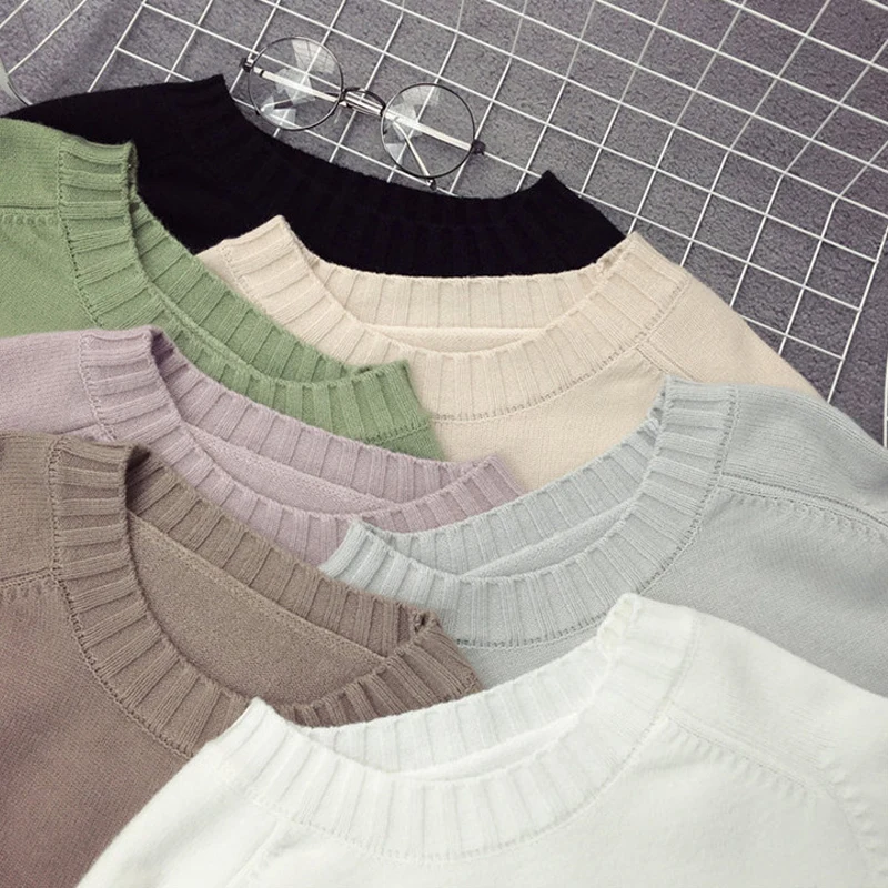 Женский вязаный свитер TIGENA повседневный трикотажный на осень и зиму 2019|knit sweater