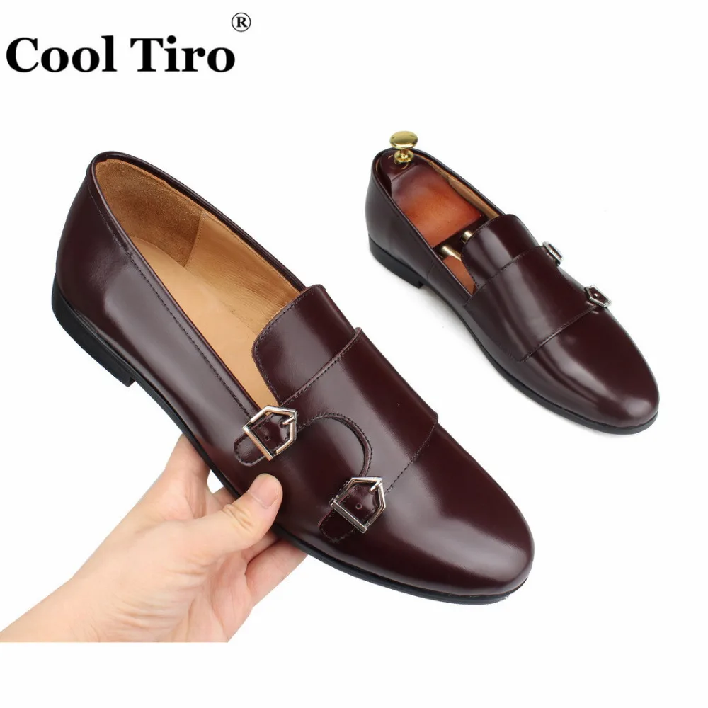 Polished Leather Double-Monk Loafers (5)