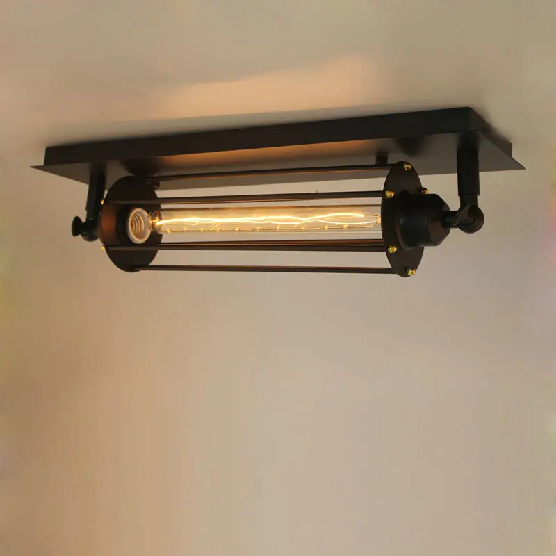 

LYFS Village Retro Ceiling Lights American Industrial Style Bar Cafe Restaurant Corridor Lamp Flute Light Bulb